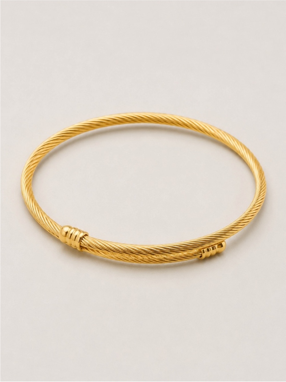 New! Gold Twist Cable Bracelet NWOT